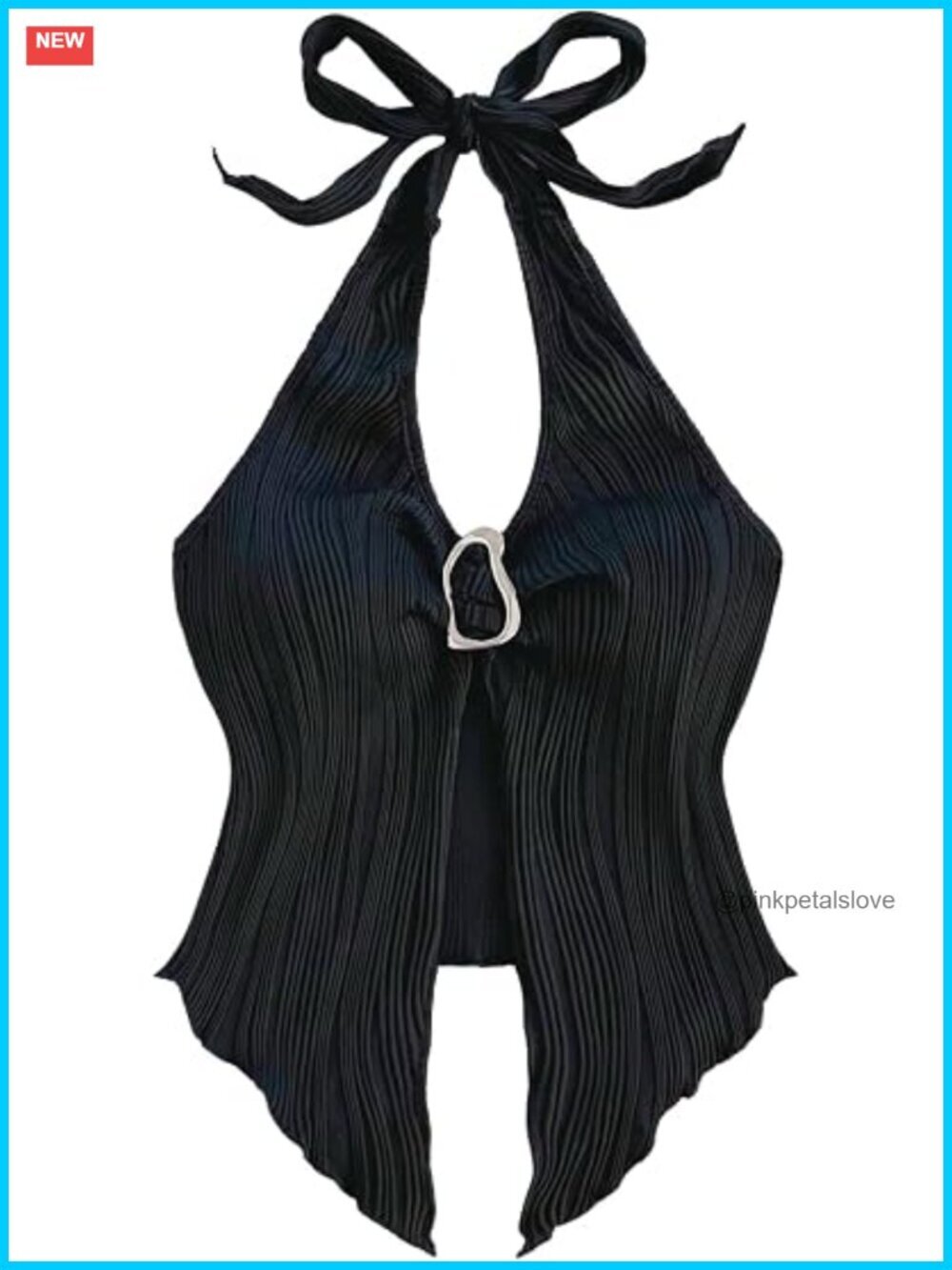 Backless Halter Crop Tank Top Y2k Going Out Party Clubwear